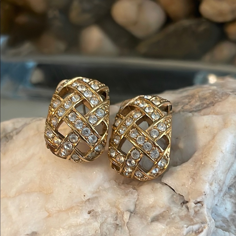 Swarovski Gold-Tone Earrings